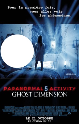 paranormal activity ghost dimension Fotomontaža