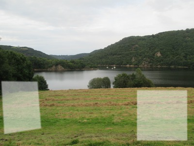 l auvergne au lac Fotomontāža
