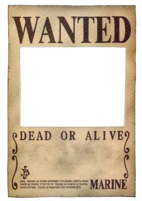 Wanted One Piece Fotomontagem