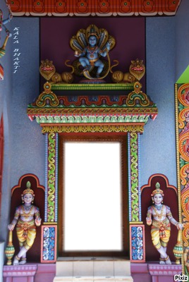 Sri Baala Krishna Narasimha Perumal Kovil Photo frame effect