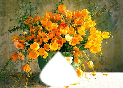 bouquet de fleurs Fotomontaža