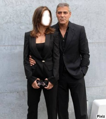 Clooney et compagnie Photo frame effect