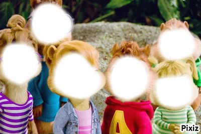Alvin et les Chipmunks Montaje fotografico