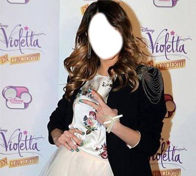 Face Violetta(Martina Stoessel) Fotomontaggio