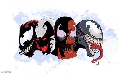 Carnage, Anti-Venom, Toxin, Venom Montage photo