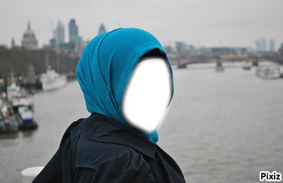 Hijab Face2 Fotomontage
