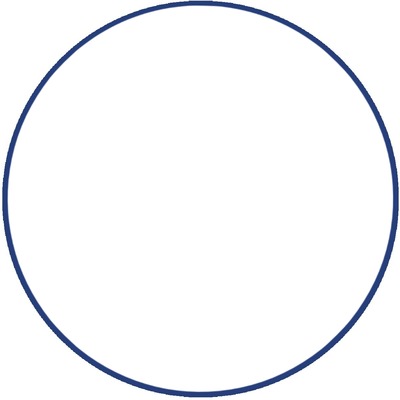 circulo azul Fotomontagem