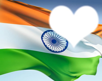 India flag Fotomontažas