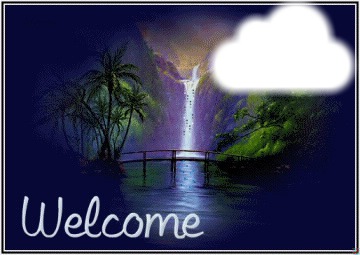 welcome Photo frame effect