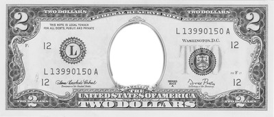 dolar Fotomontaż