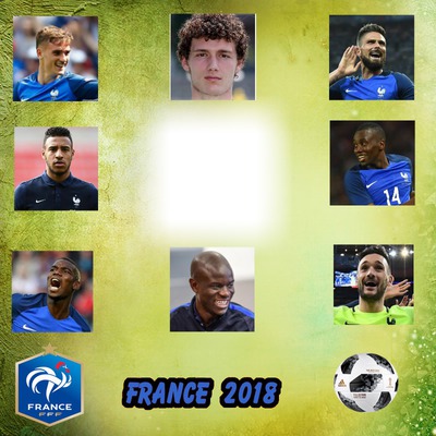 France Foot Photo frame effect