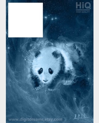 panda patronus Fotomontage