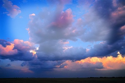 красиви облаци Фотомонтажа