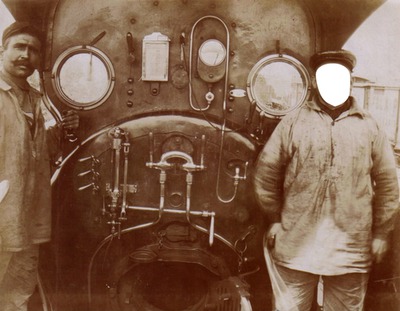 locomotive Photo frame effect