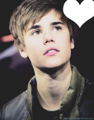 Justin Bieber Amor! Montaje fotografico