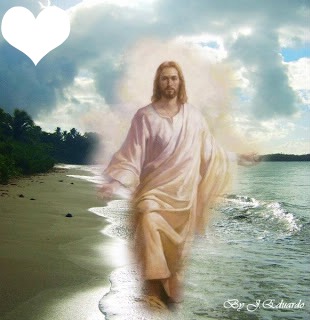 caminhando com Jesus Fotomontagem