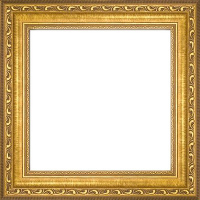 gold frame square fancy