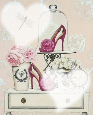 CHAUSSURES ROSES Montage photo