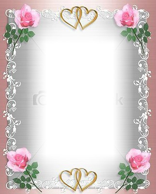 rose frame Photomontage