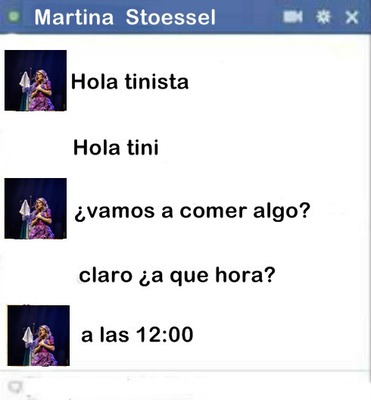 chat con tini stoessel Fotomontage