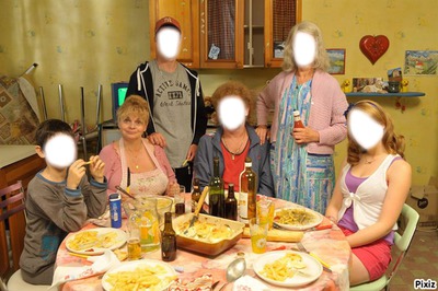 la famille tuch Fotomontaż