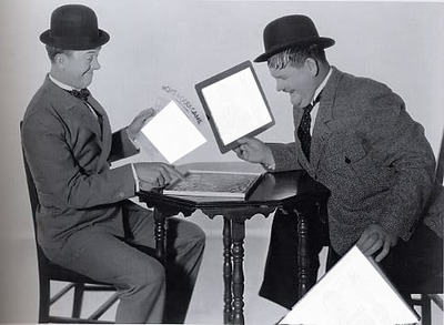 Laurel Hardy Fotomontaggio