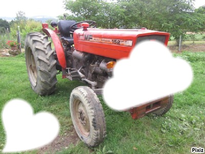 tracteur Photo frame effect