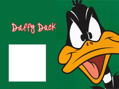 Daffy Duck フォトモンタージュ