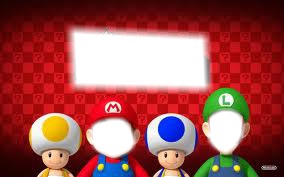 Super Mario sur Wii Fotomontage
