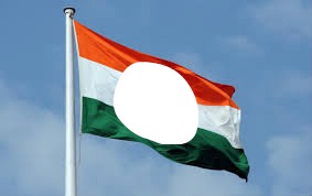 indian flag Photomontage