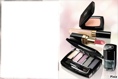 Chanel cosmeticos Photomontage