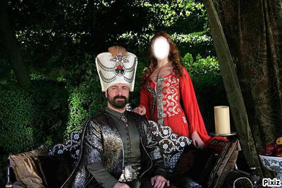 sultan solayman and huyam Fotomontáž