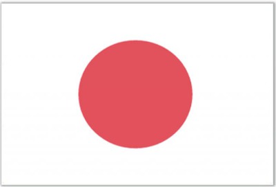 Japan flag Fotomontaža