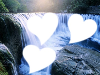 cascade lov Fotomontage