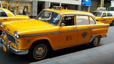 Old New.York Taxi Montaje fotografico