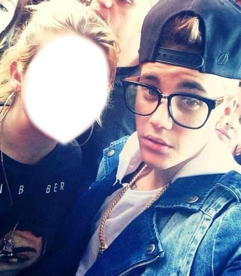 Meet Justin Bieber Fotomontasje