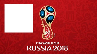 Cadre Coupe Du Monde 2018 Montage photo