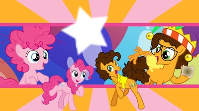MLP Pinkie pie and Cheese Sandwich Photomontage