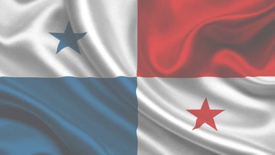 Panama flag 1 Fotomontaggio