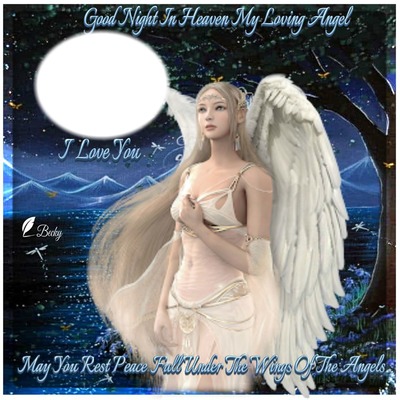 GOOD NIGHT ANGEL Фотомонтаж