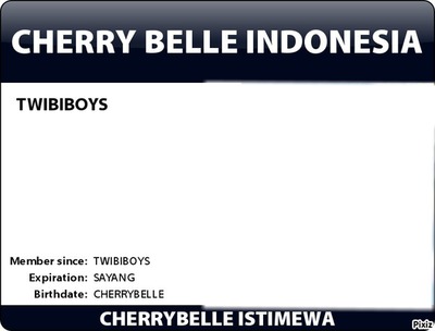 ID CARD CHERRY BELLE INDONESIA