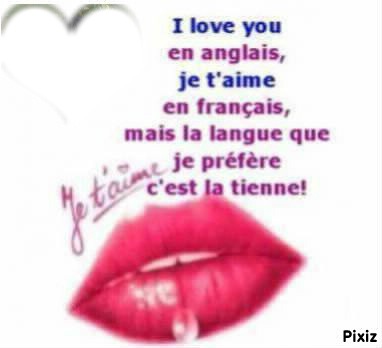 i love you langue Fotomontasje
