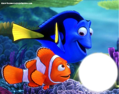 Nemo y Dory Montaje fotografico