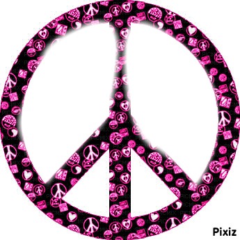 peace and love Фотомонтажа