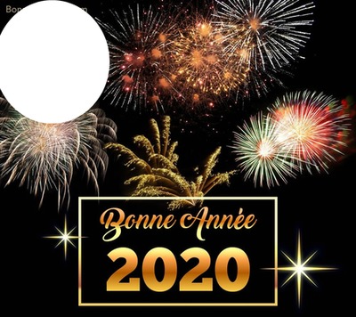 Bonne année 2020 Photomontage