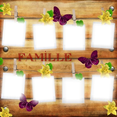 Cadre famille Photo frame effect