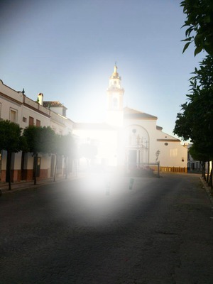iglesia Fotomontaggio