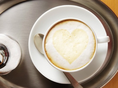 coffee heart Fotomontažas