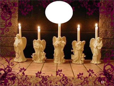 5  CANDLE ANGELS Fotomontage