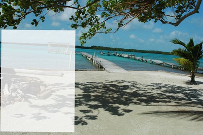 Cayo St George Belice C.A Photo frame effect